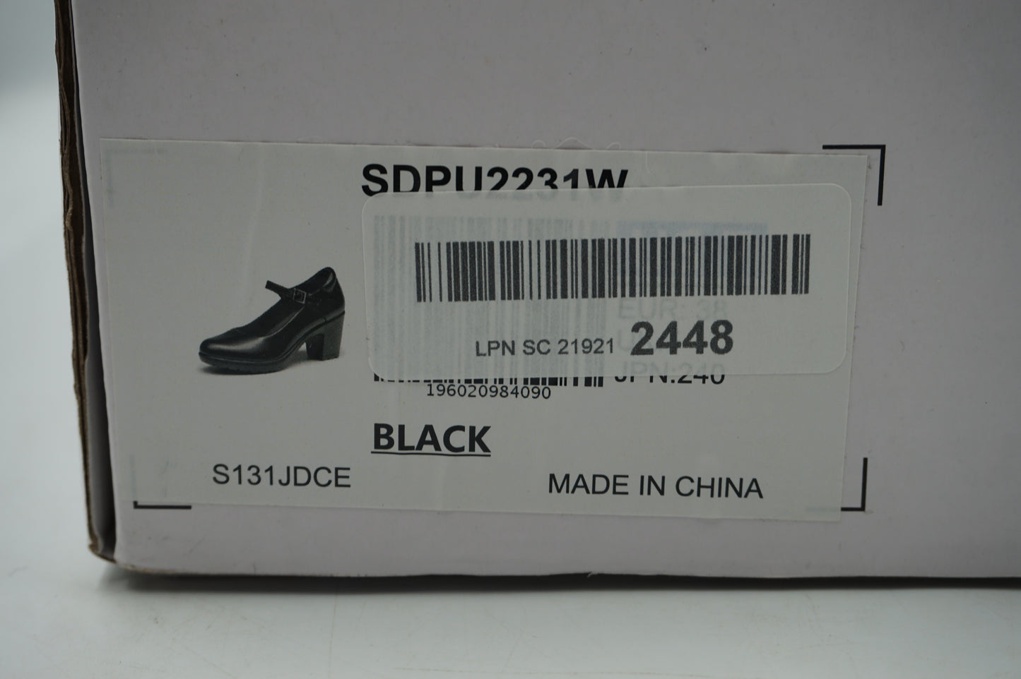 Dream pairs women's closed toe Mary jane pump heel shoe UK size 5