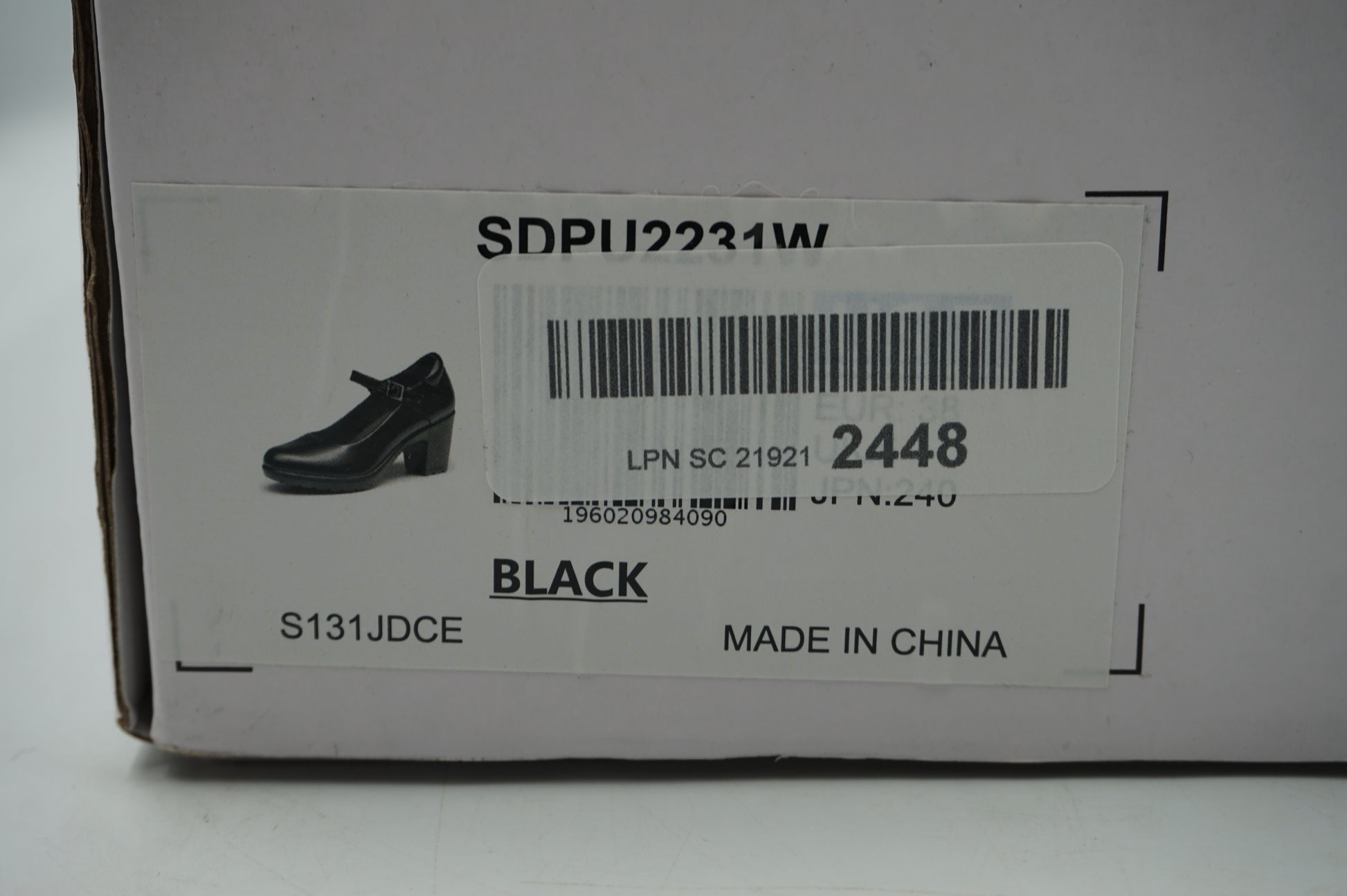 Dream pairs women's closed toe Mary jane pump heel shoe UK size 5