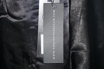 The Couture Club CTRE fur logo oversized hooded jacket size XXS