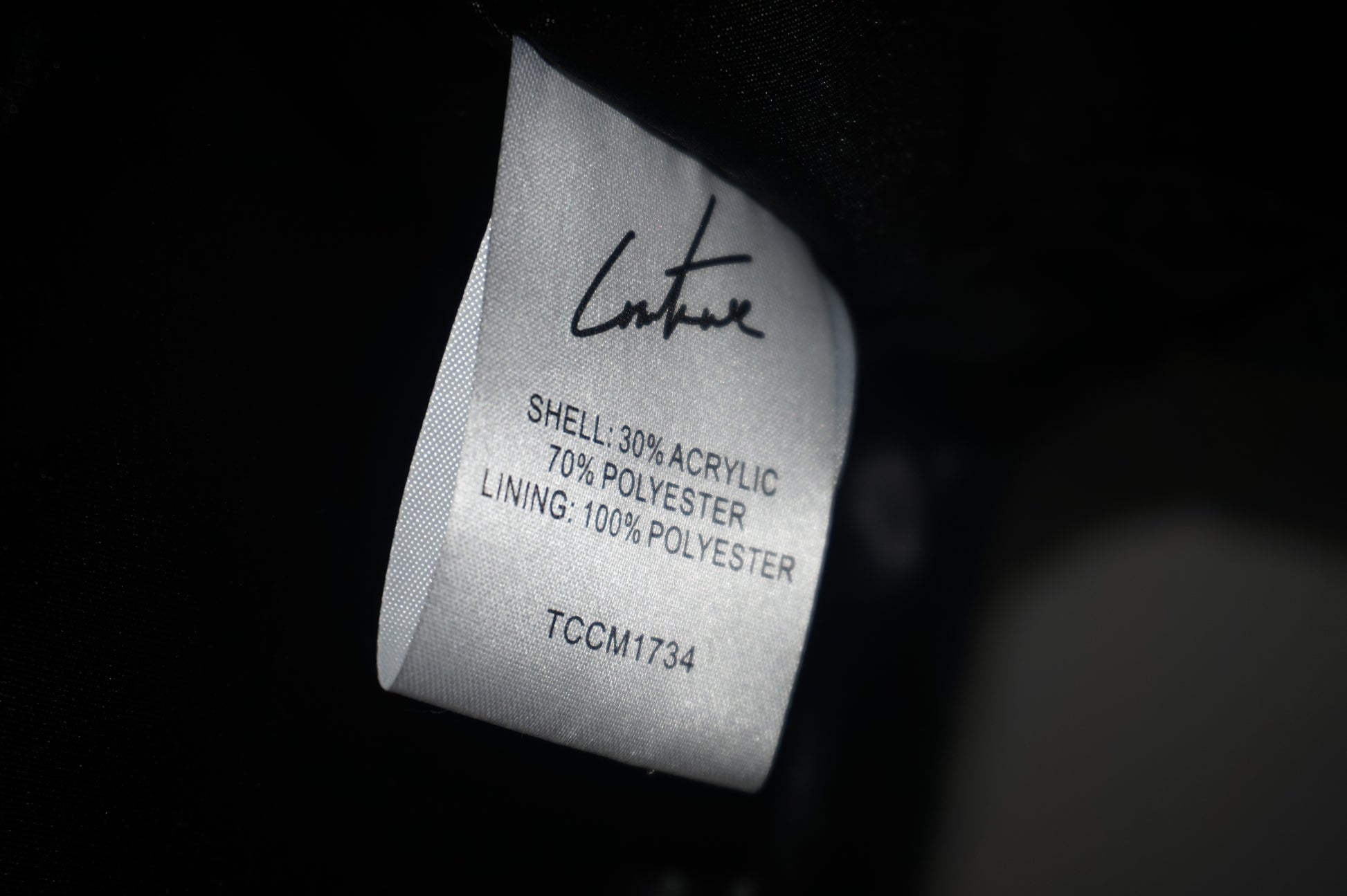 The Couture Club CTRE fur logo oversized hooded jacket size XXS