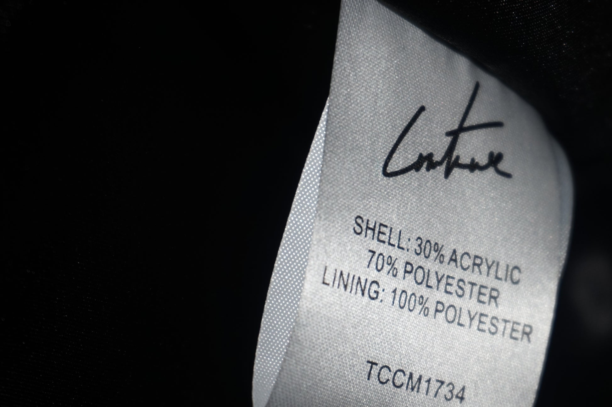 The Couture Club CTRE fur logo oversized hooded jacket size XXS