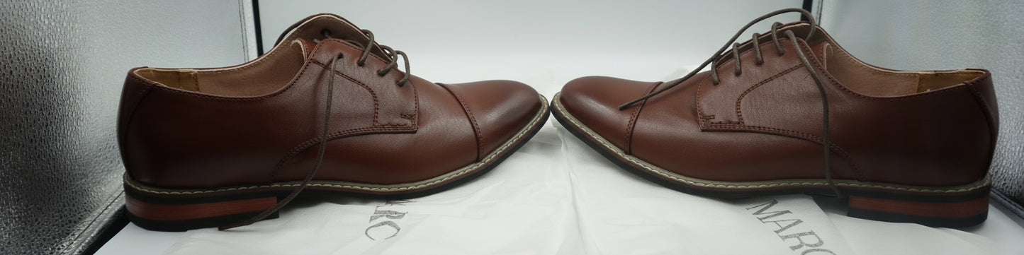 Bruno marc men's classic cap-toe shoes UK size 10 Prince-6