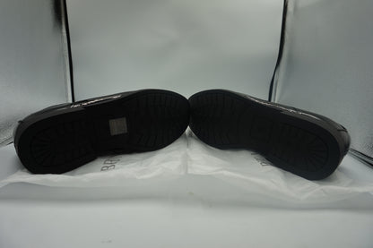 Bruno marc Men's Black pat synthetic leather dress shoes UK size 9 Downing-02