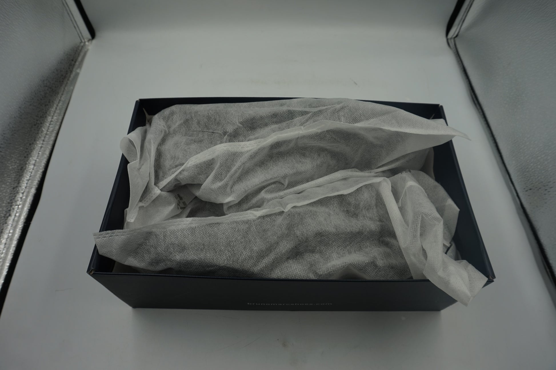 Bruno marc Men's Black pat synthetic leather dress shoes UK size 9 Downing-02