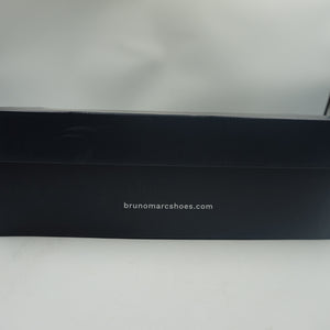 Bruno marc Men's Black pat synthetic leather dress shoes UK size 9 Downing-02