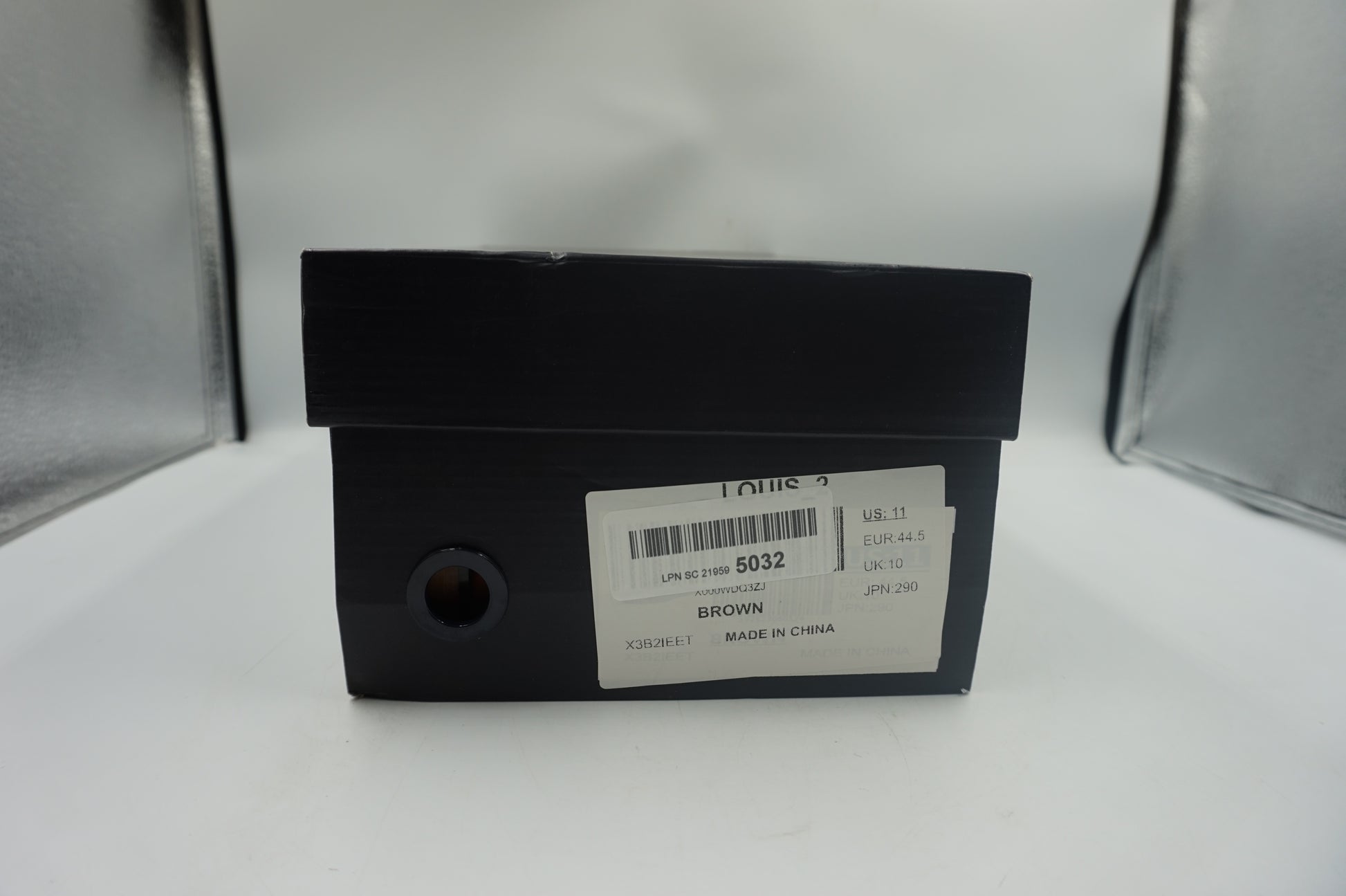 Bruno Marc men's cap toe PU leather shoes UK size 10 Louis_2