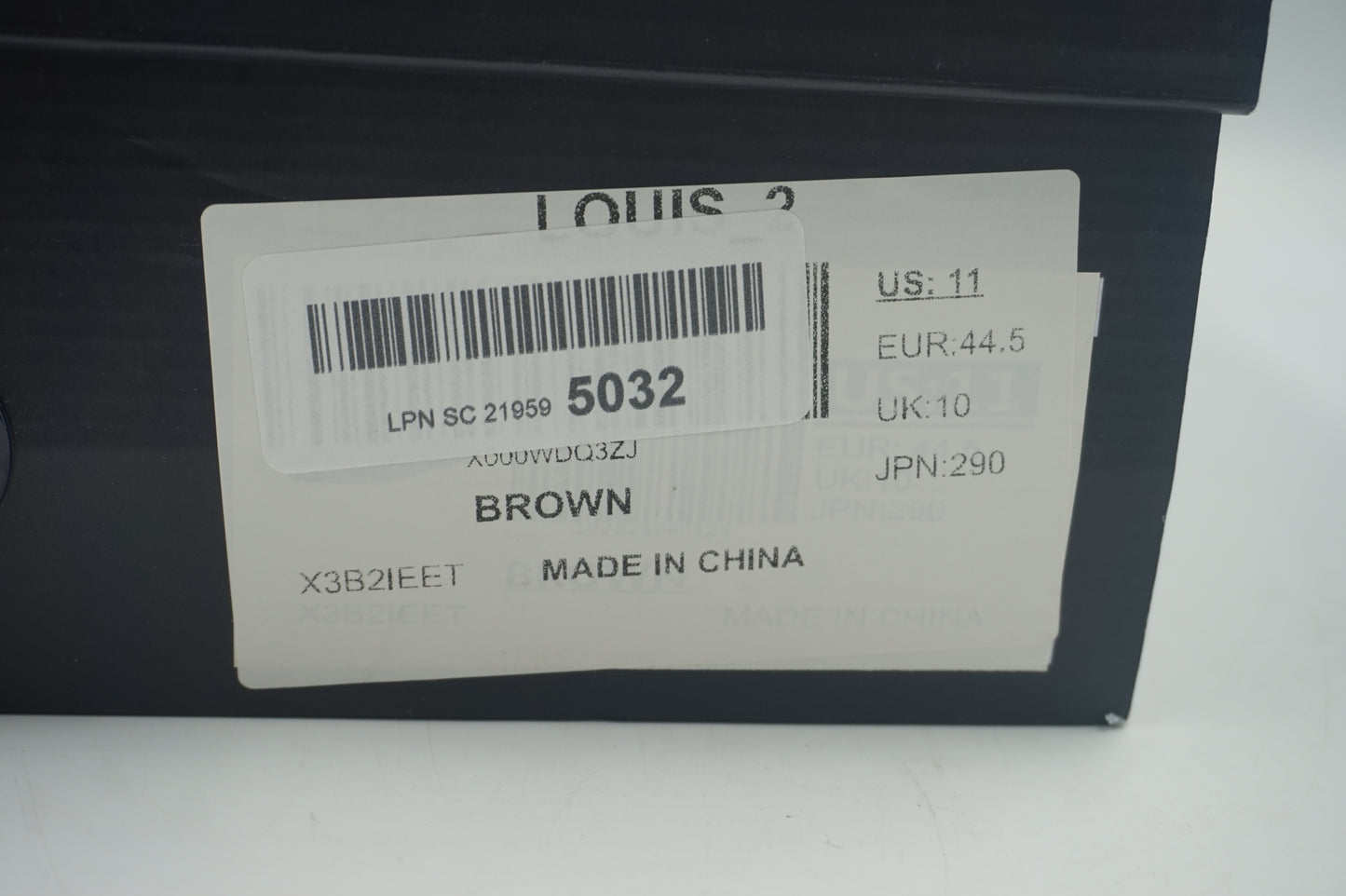 Bruno Marc men's cap toe PU leather shoes UK size 10 Louis_2