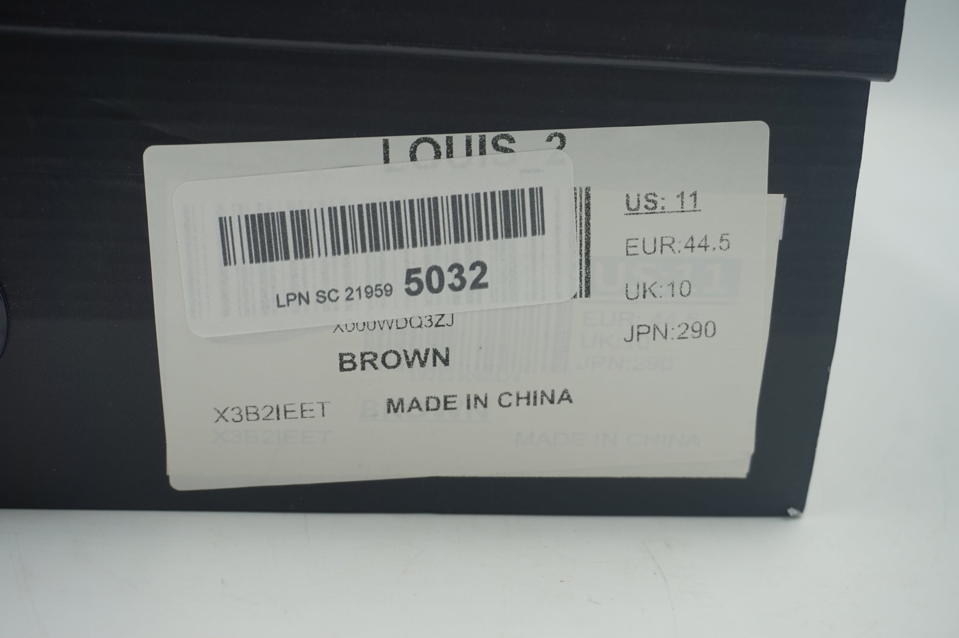 Bruno Marc men's cap toe PU leather shoes UK size 10 Louis_2