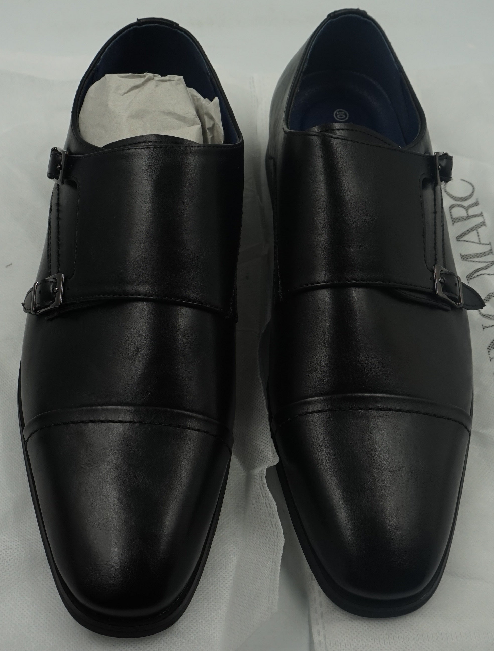 Bruno Marc Men's monk strap loafer shoes UK size 9 Hutchingson_2