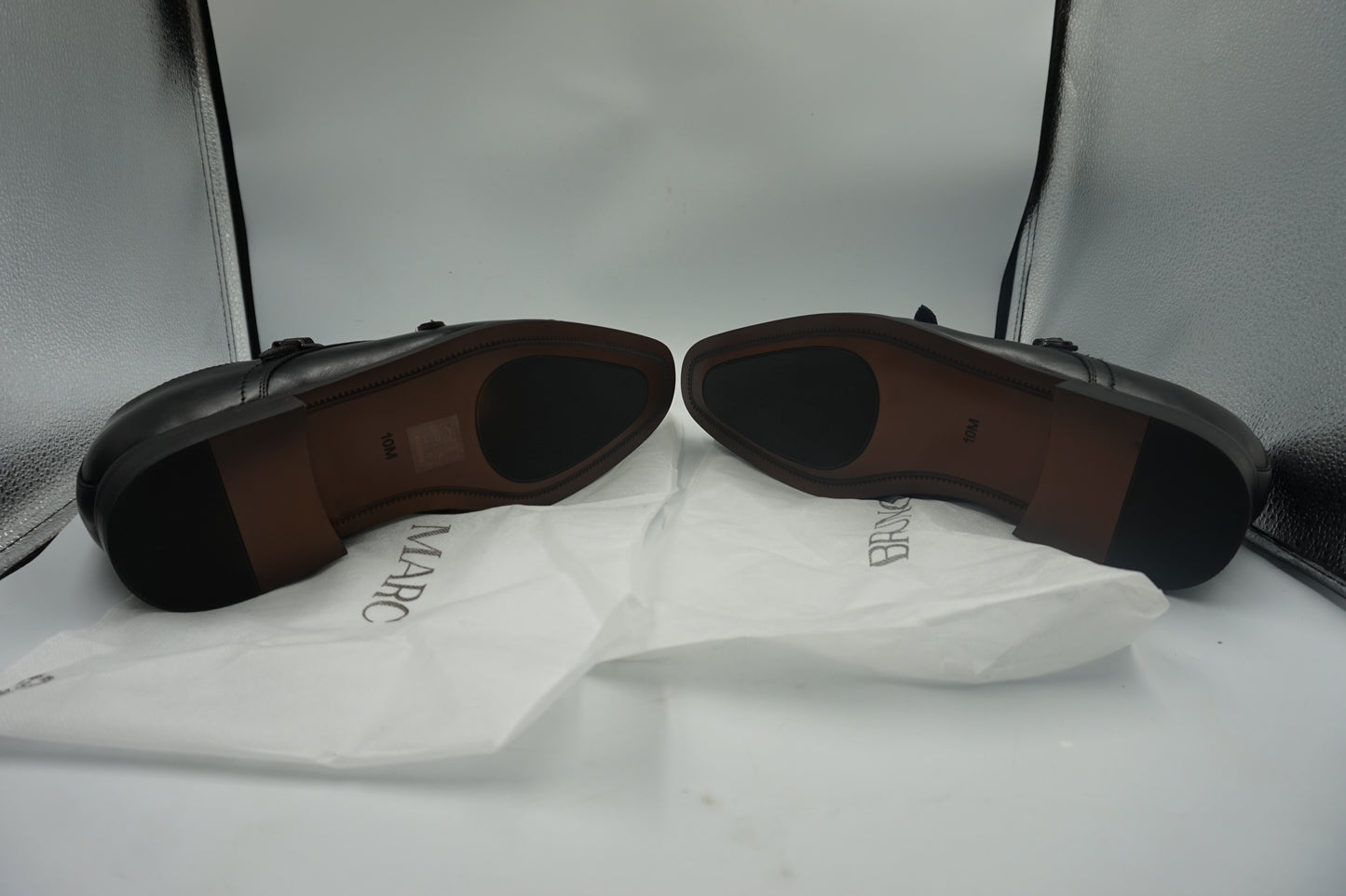 Bruno Marc Men's monk strap loafer shoes UK size 9 Hutchingson_2