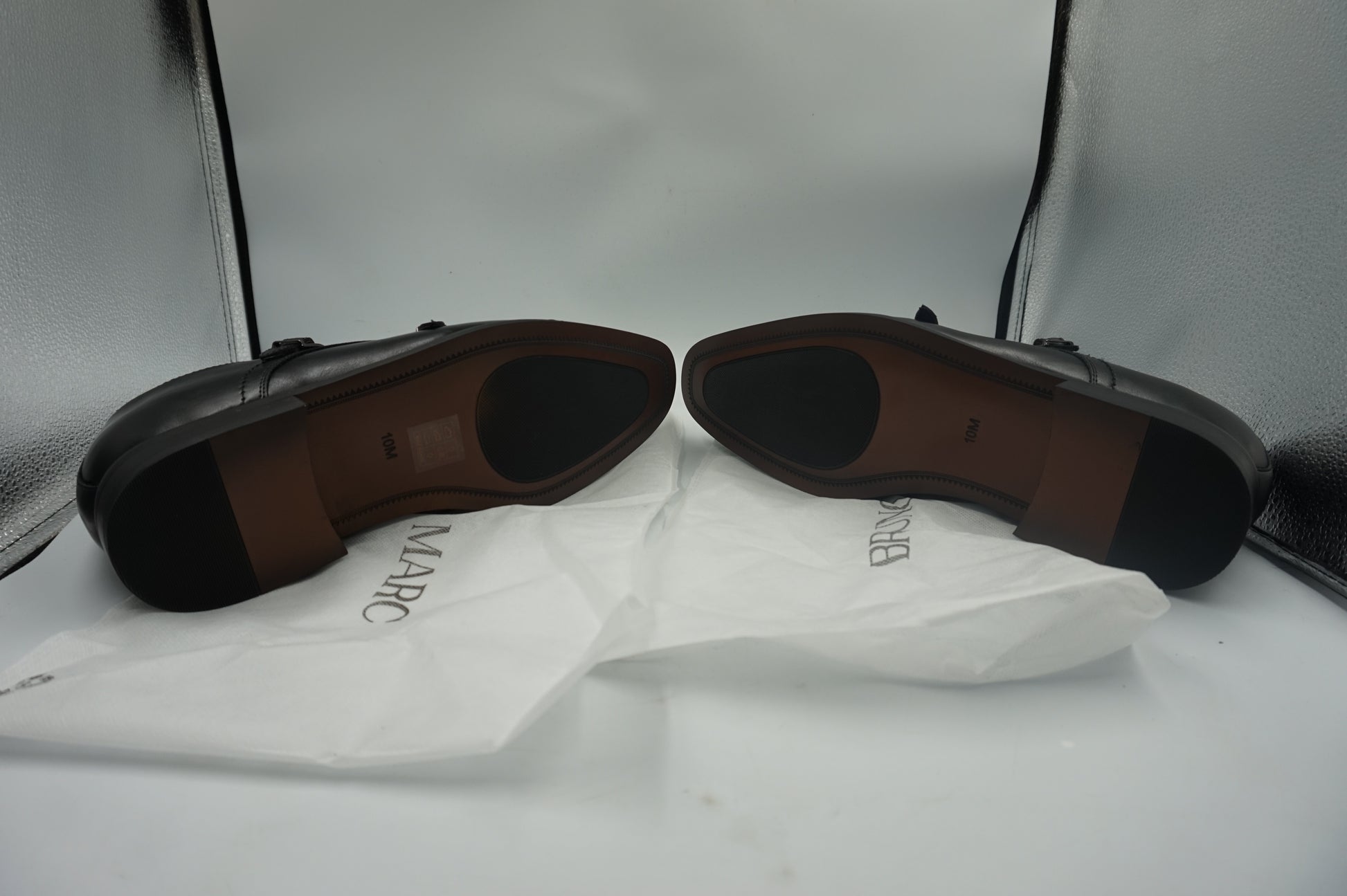 Bruno Marc Men's monk strap loafer shoes UK size 9 Hutchingson_2