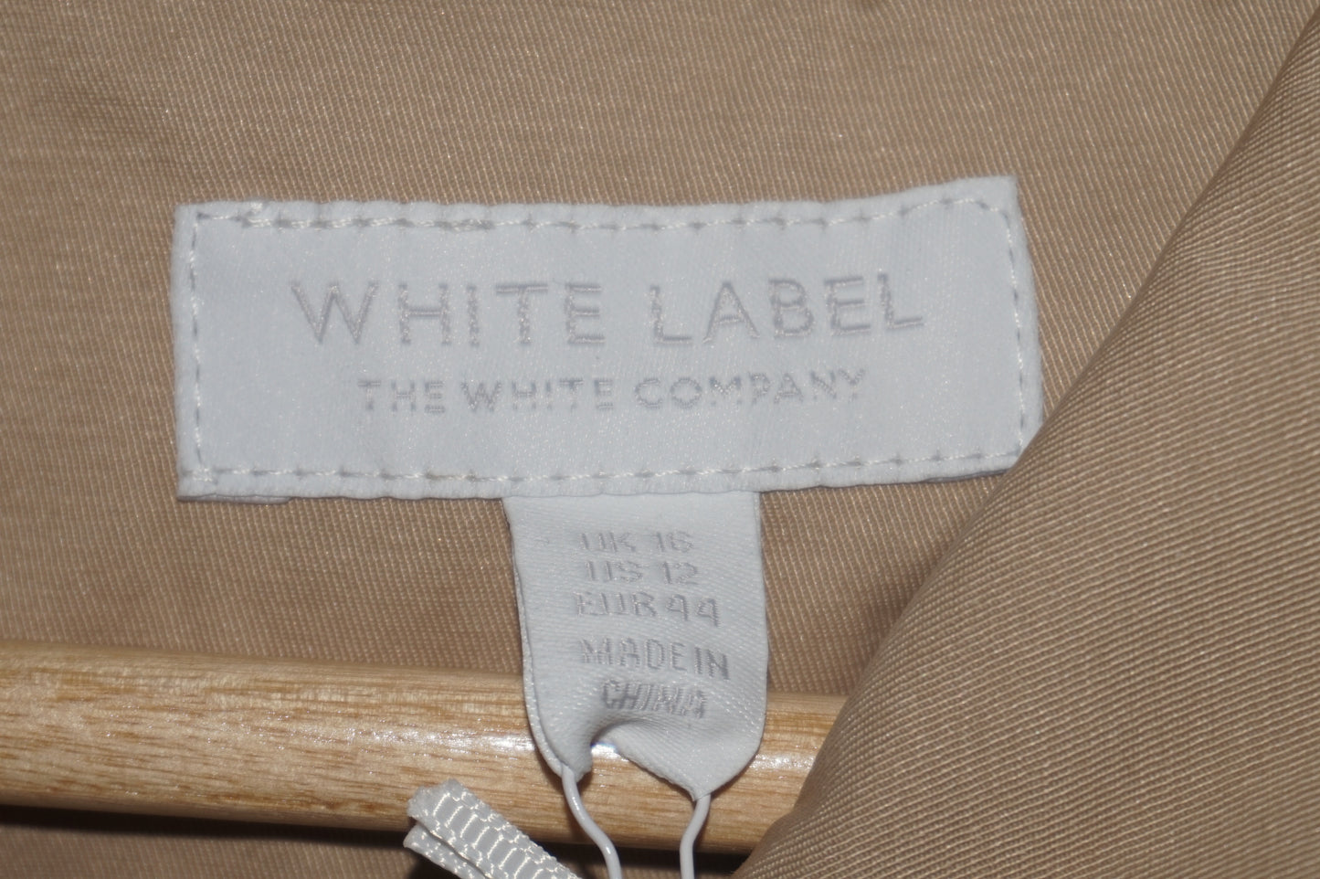 The White company camel Trench coat UK size 16