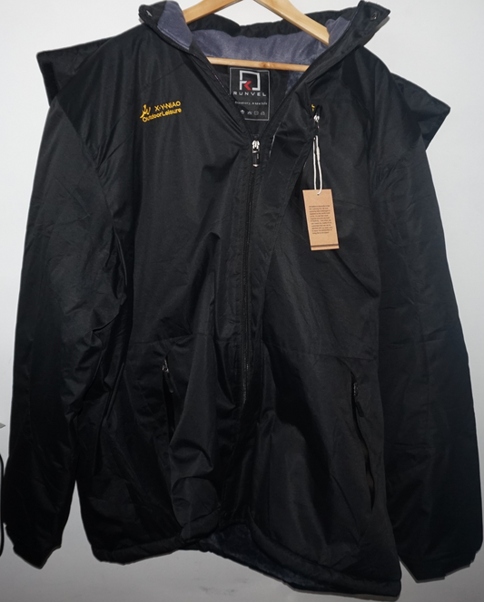 Runvel Women's winter waterproof hooded fleece ski jacket UK size 3XLplus