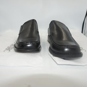 Bruno Marc leather slip-on square toe loafers UK size 7.5