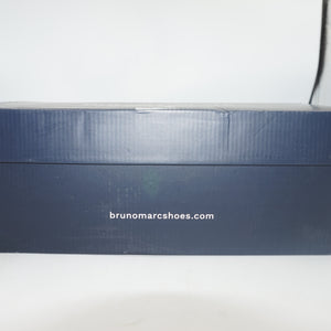 Bruno Marc leather slip-on square toe loafers UK size 7.5