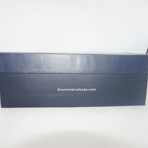 Bruno Marc leather slip-on square toe loafers UK size 7.5