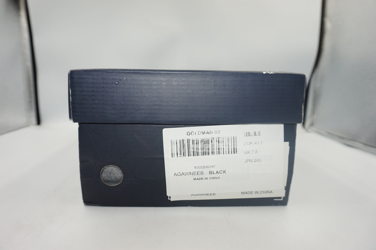 Bruno Marc leather slip-on square toe loafers UK size 7.5