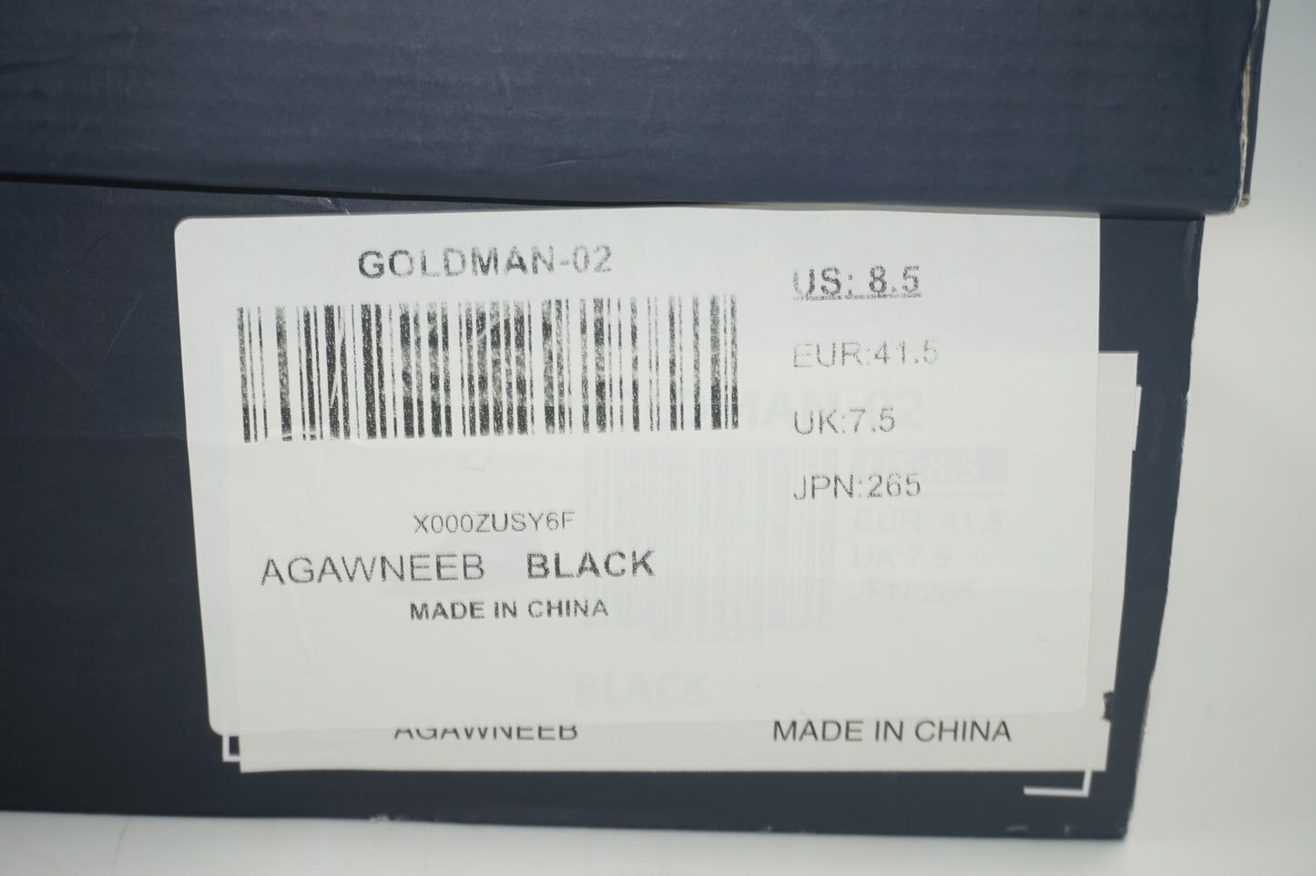 Bruno Marc leather slip-on square toe loafers UK size 7.5