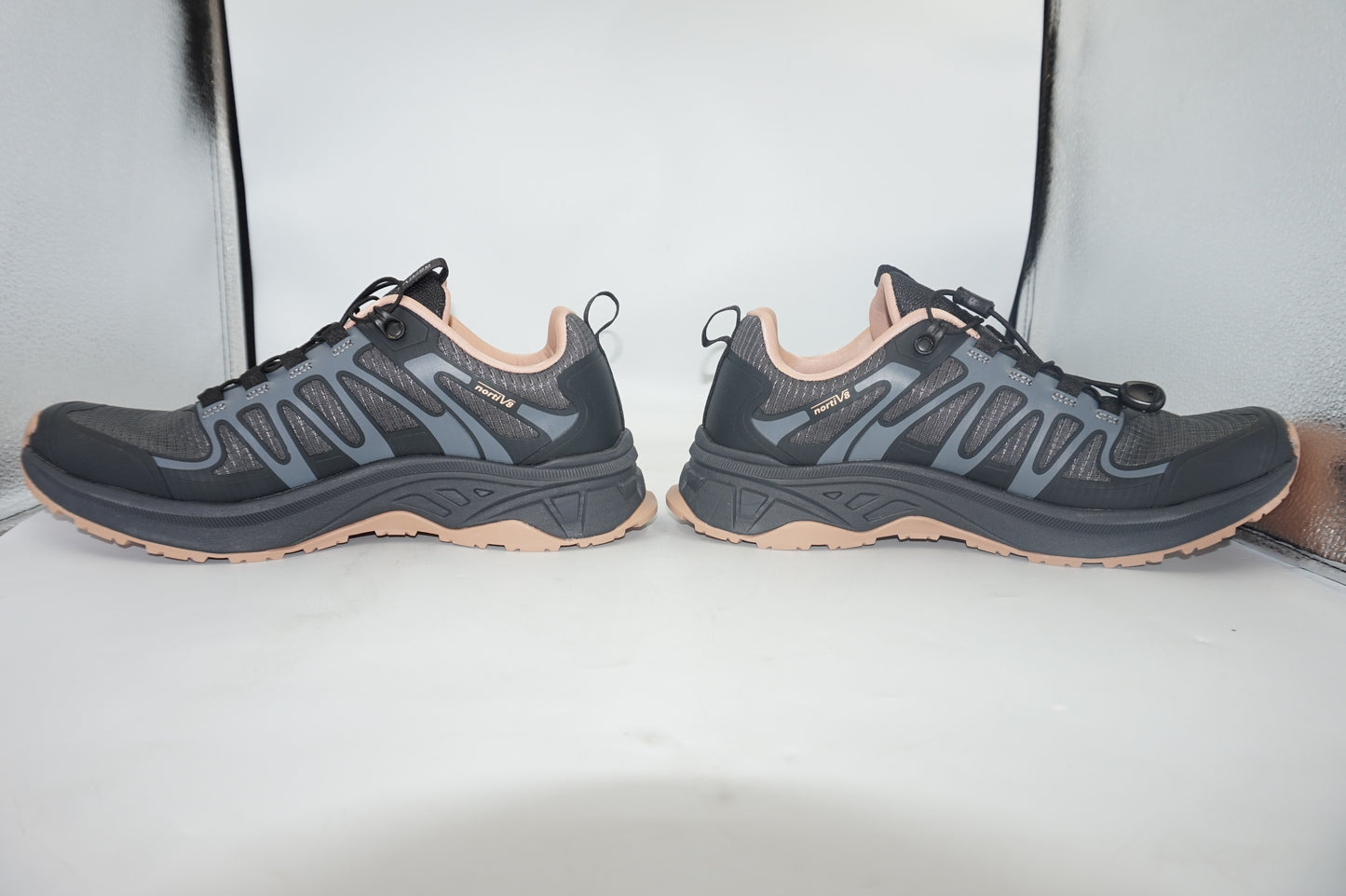 NortiV8 women's non-slip quick laces hiking shoes UK8