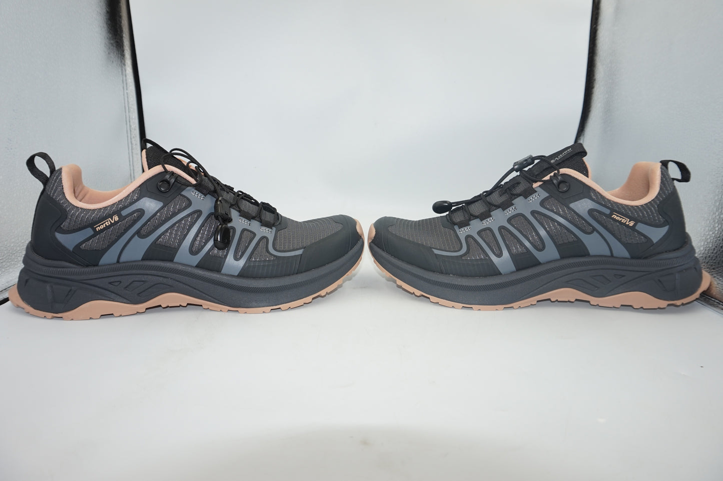 NortiV8 women's non-slip quick laces hiking shoes UK8