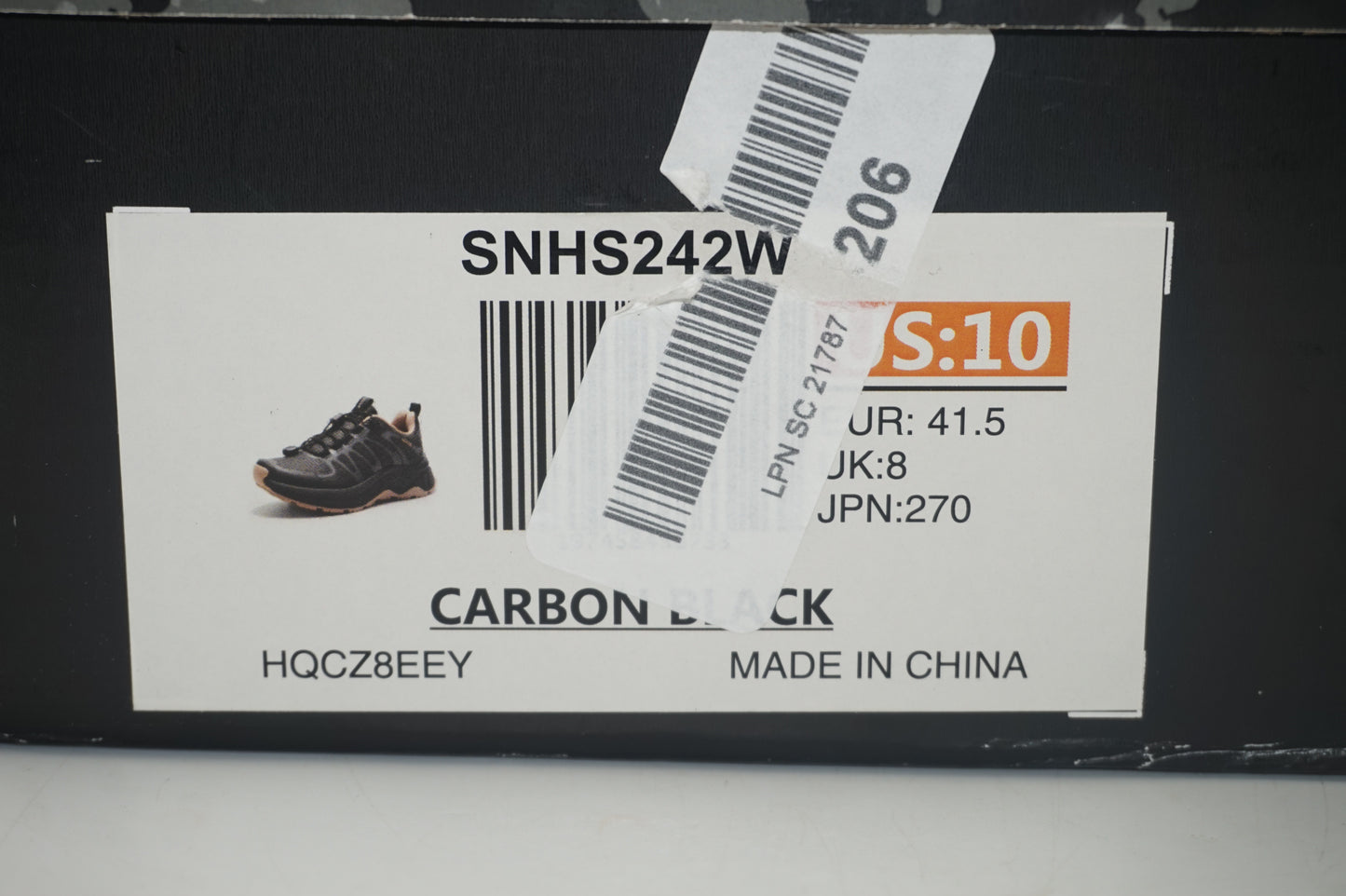 NortiV8 women's non-slip quick laces hiking shoes UK8