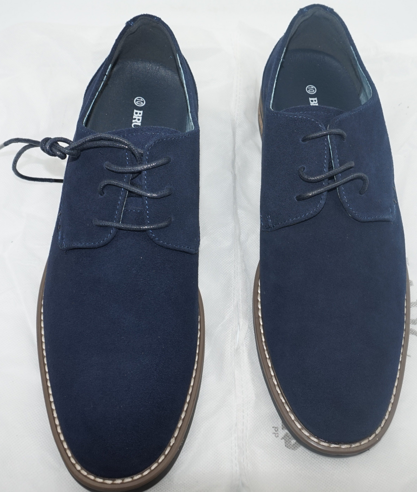 Bruno marc Men's suede dress shoes UK size 9.5 Urban-08