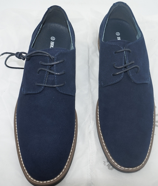 Bruno marc Men's suede dress shoes UK size 9.5 Urban-08