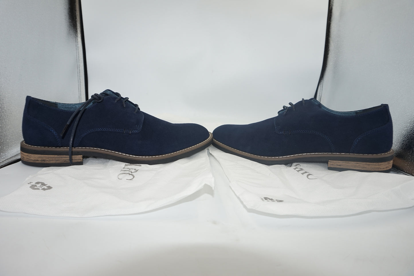 Bruno marc Men's suede dress shoes UK size 9.5 Urban-08