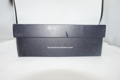 Bruno Marc boys leather cap-toe dress shoes UK size 4