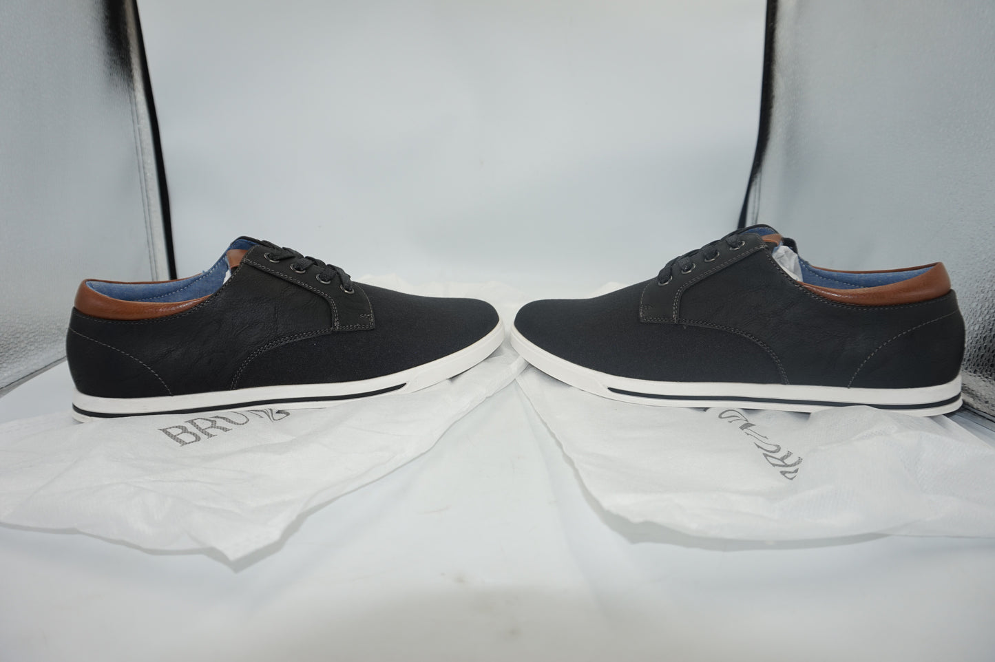Bruno Marc Men's oxford inspired sneakers UK size 8 Rivera-01
