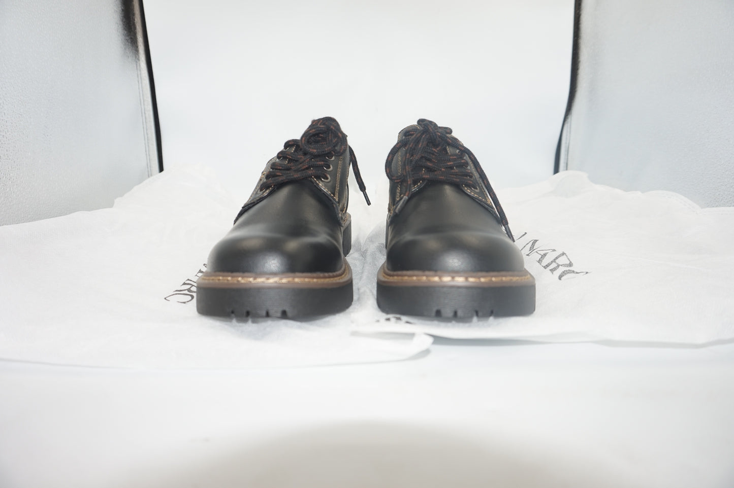 Bruno Marc men's lace-up leather shoes UK size 8