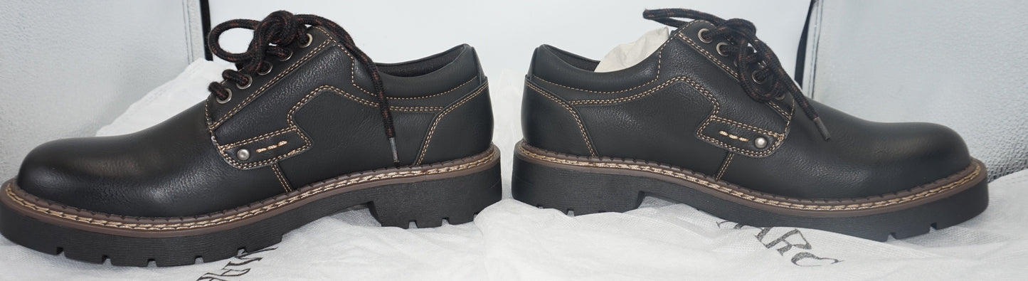 Bruno Marc men's lace-up leather shoes UK size 8