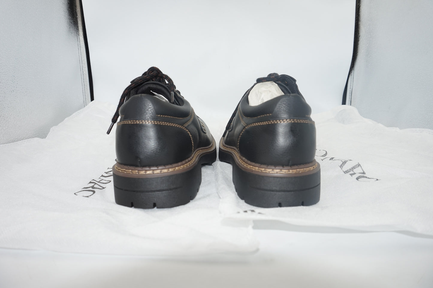 Bruno Marc men's lace-up leather shoes UK size 8