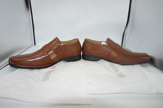 Bruno Marc men's buckle strap loafers UK size 8 GIORGIO-3