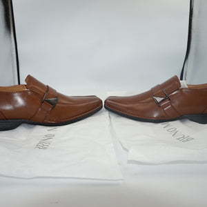 Bruno Marc men's buckle strap loafers UK size 8 GIORGIO-3