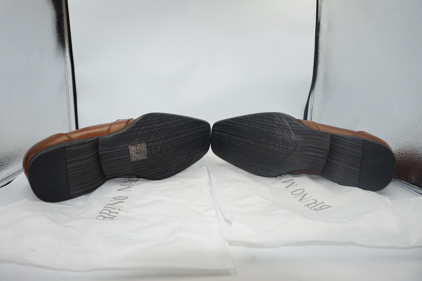 Bruno Marc men's buckle strap loafers UK size 8 GIORGIO-3