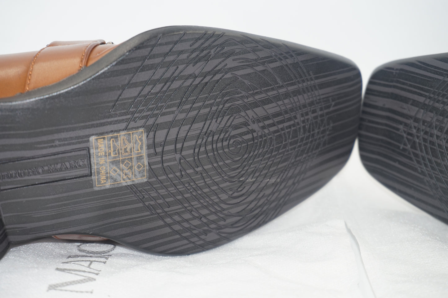 Bruno Marc men's buckle strap loafers UK size 8 GIORGIO-3