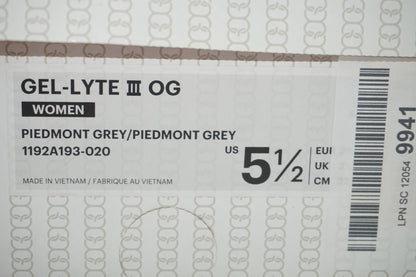 Asics women's running shoes Gel-Lyte 3 OG UK size 4 1/2