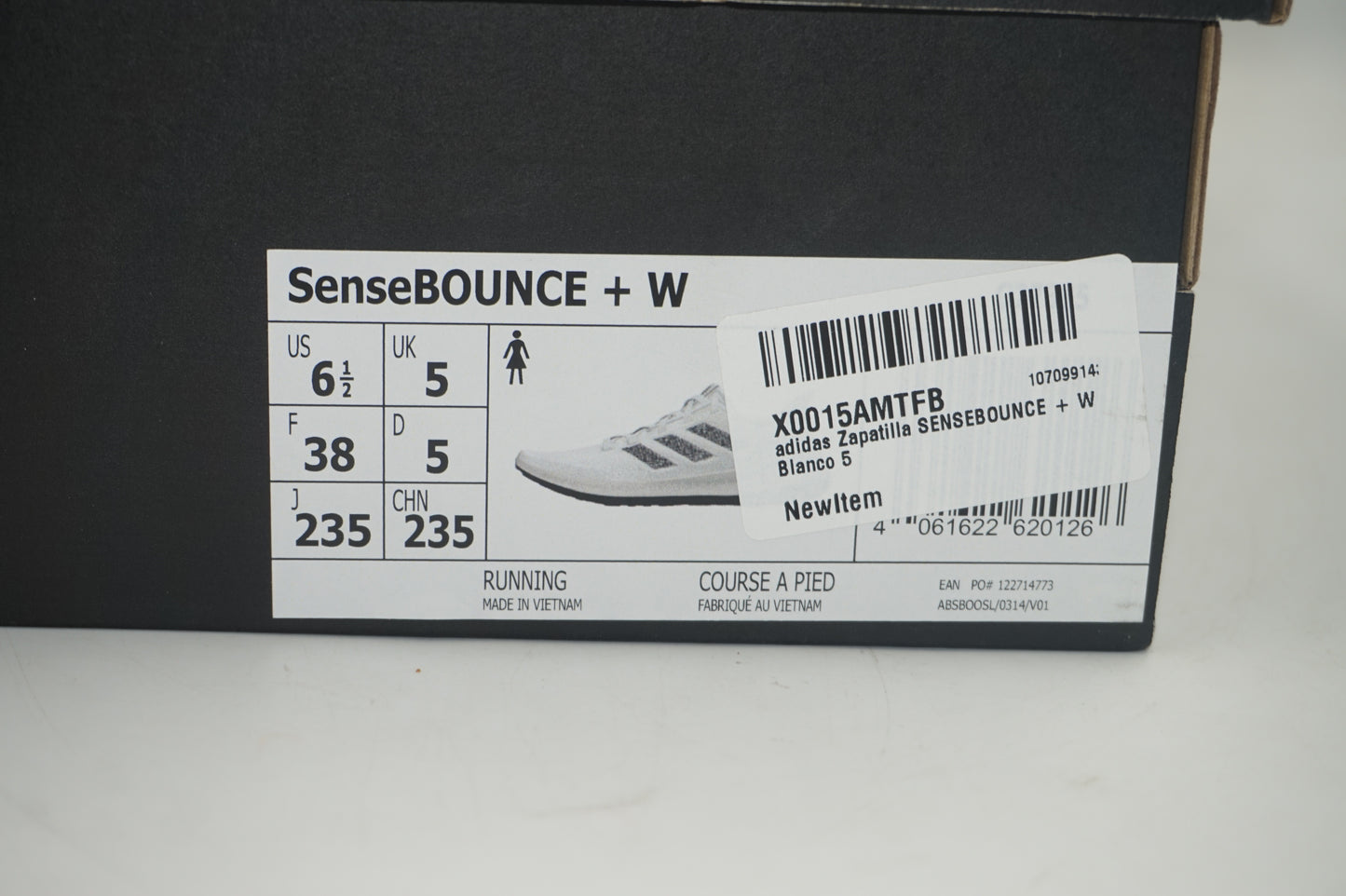 Adidas Women's Zapatilla sense bounce shoes Uk size 5