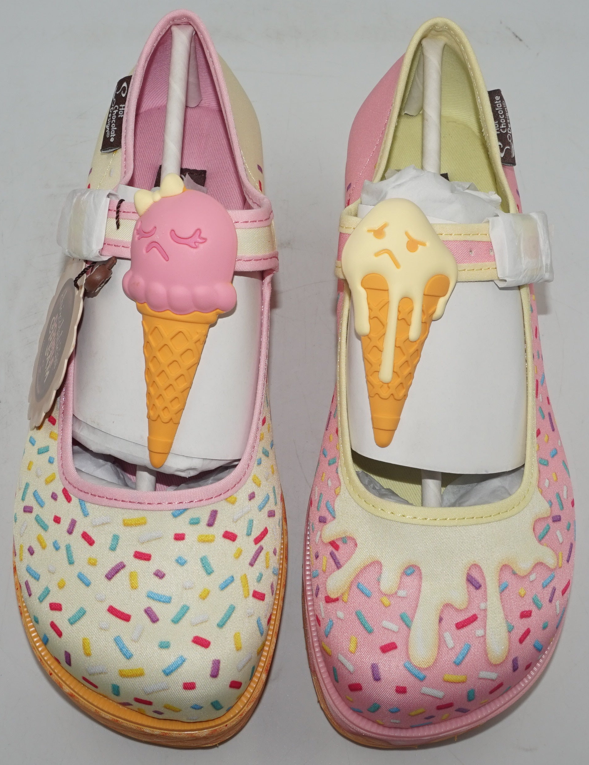 Hot chocolate design - I melt for you platforms shoes - UK size 4
