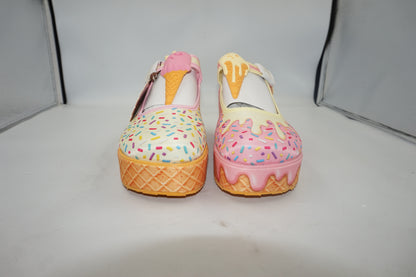 Hot chocolate design - I melt for you platforms shoes - UK size 4