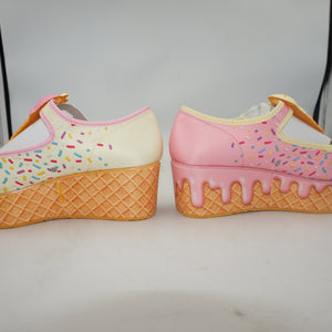 Hot chocolate design - I melt for you platforms shoes - UK size 4