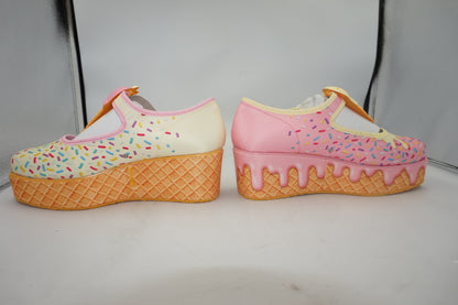 Hot chocolate design - I melt for you platforms shoes - UK size 4