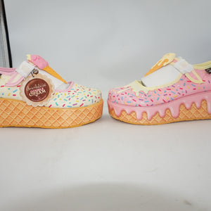 Hot chocolate design - I melt for you platforms shoes - UK size 4