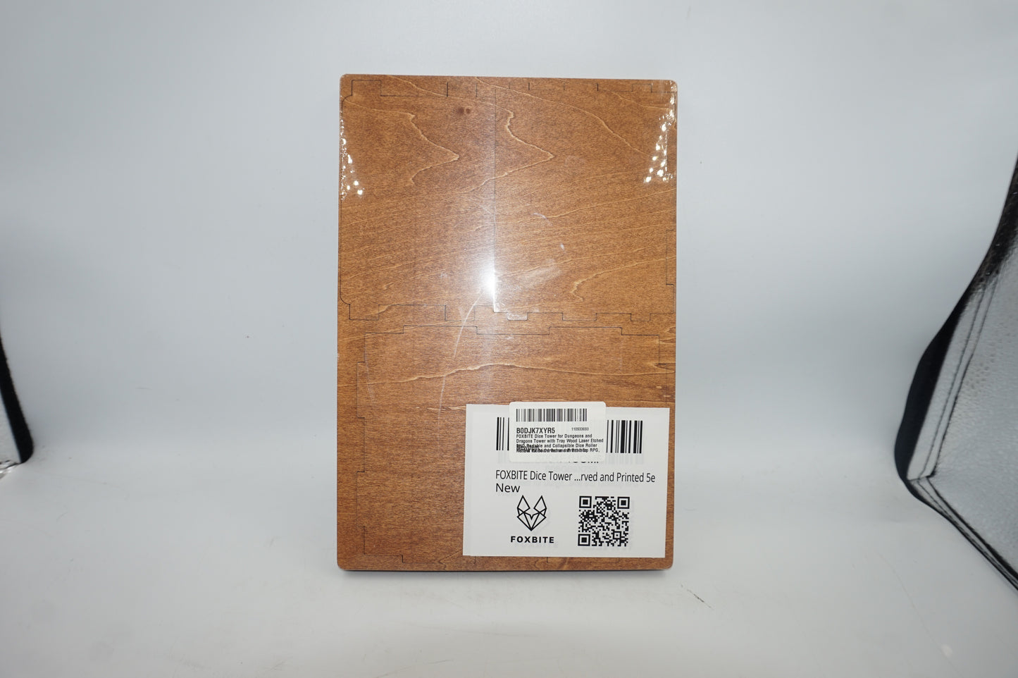 Foxbite flatpack assembly wooden dice roller Tower with tray