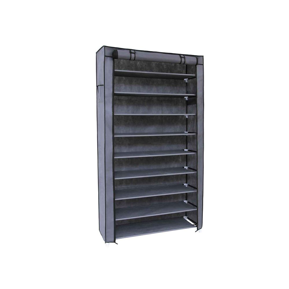 SONGMICS Dust proof shoe rack- grey