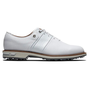 FootJoy Premiere Series Mens Golf Shoes White/White/Light Grey Wilcox-UK11