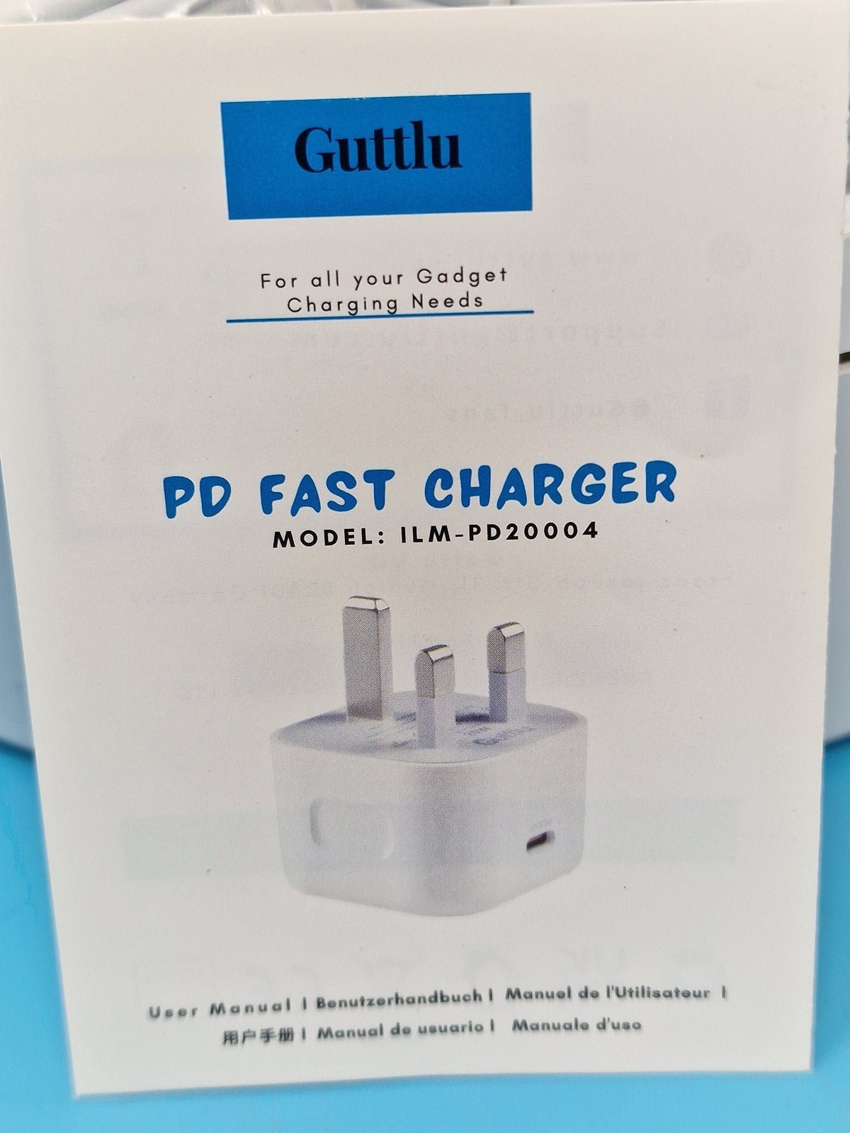 Guttlu Original USB C Plug 20W USB C Charger Plug PD20004 UK TWIN PACK - Reboot Hub