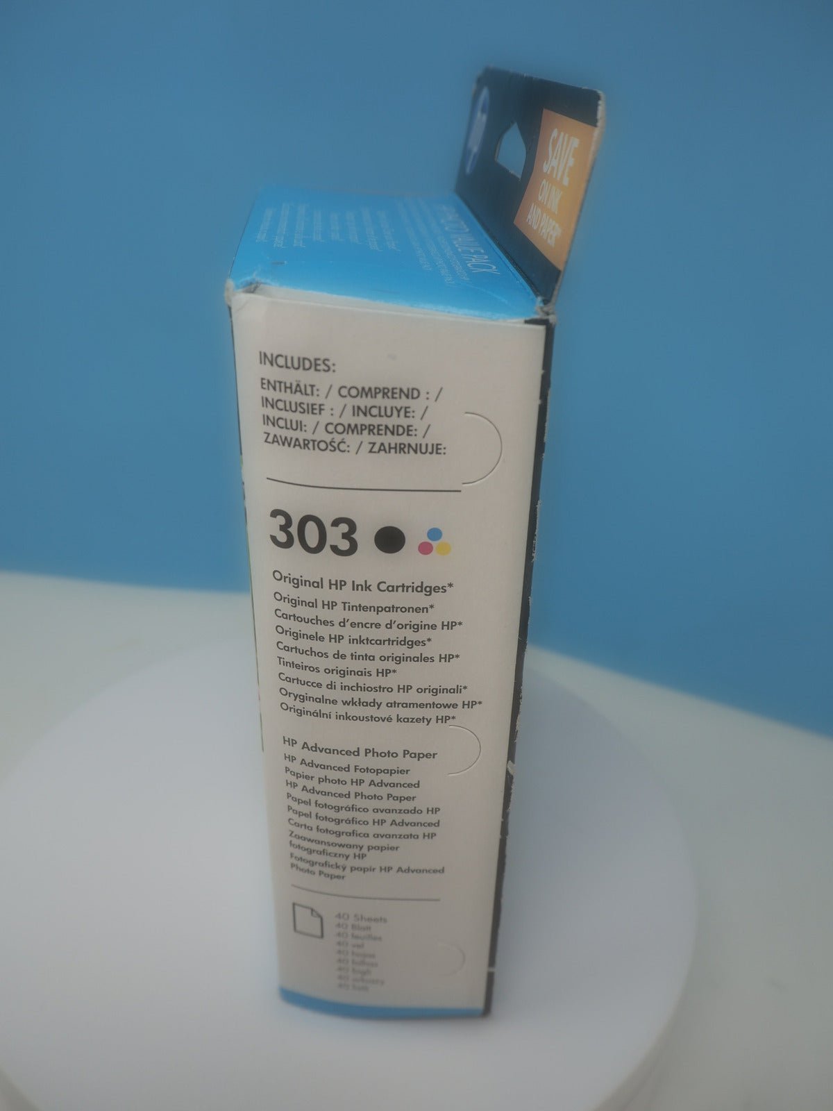 HP Photo Value Pack 2 Original HP Ink 303 Cartridges 40 Sheets 10x15cm - Reboot Hub