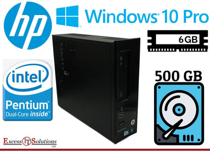 HP Pro 3300 Intel Pentium G630 @2.7GHz 6GB RAM 500GB HDD Windows 10 Pro - Reboot Hub